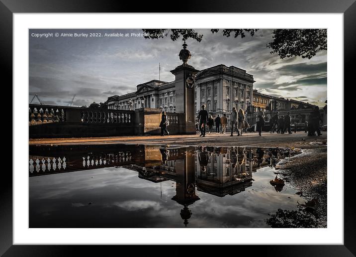 Palace in a Puddle  Framed Mounted Print by Aimie Burley