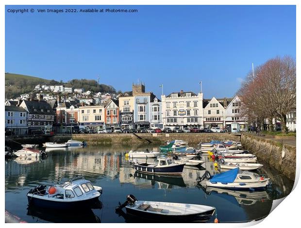 The Boat Float; Dartmouth Print by  Ven Images