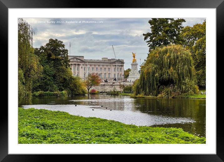 Palace from the Park Framed Mounted Print by Aimie Burley