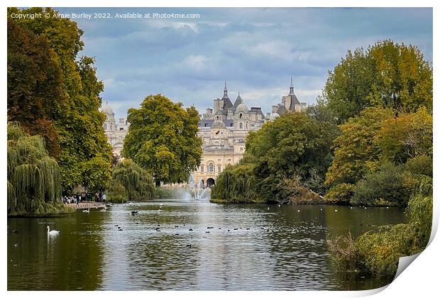 Serenity in St. James Park Print by Aimie Burley
