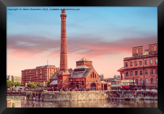The Pumphouse Liverpool   Framed Print by Alison Chambers
