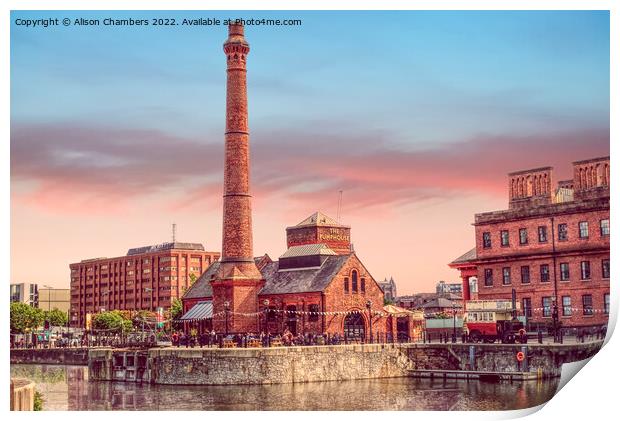 The Pumphouse Liverpool   Print by Alison Chambers