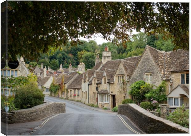 Castle Combe Canvas Print by Roger Byng