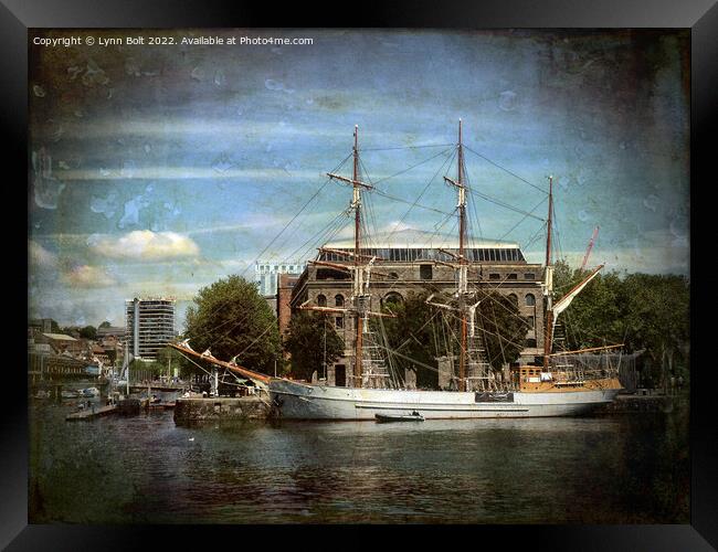 Tall Ship Kaskelot Framed Print by Lynn Bolt