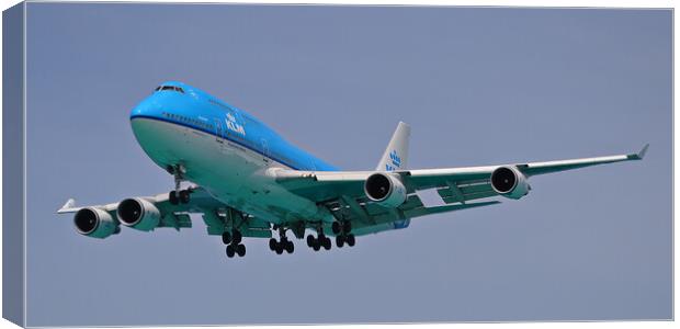 KLM Boeing 747 Canvas Print by Allan Durward Photography