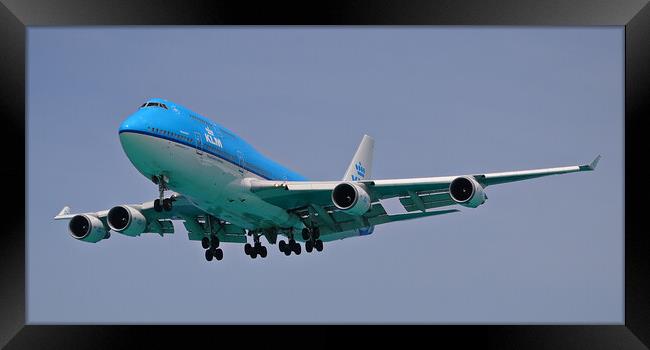 KLM Boeing 747 Framed Print by Allan Durward Photography