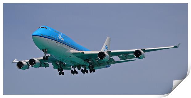 KLM Boeing 747 Print by Allan Durward Photography