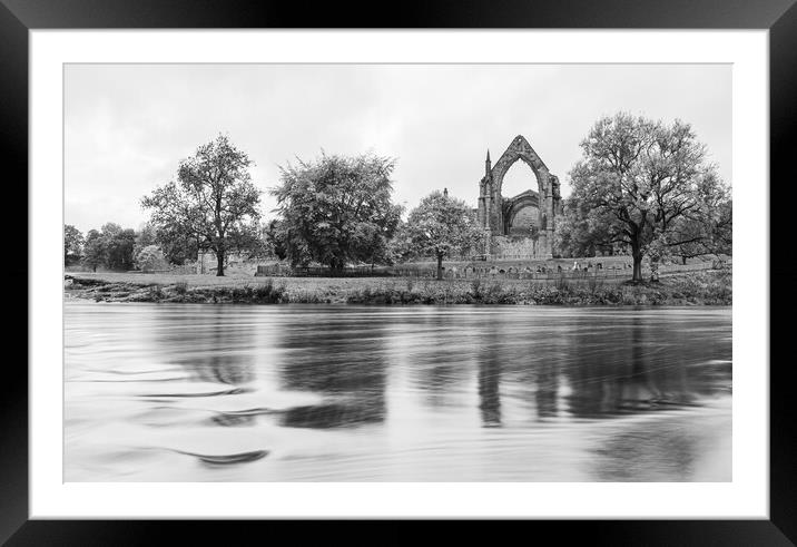 Bolton Abbey over the River Wharfe Framed Mounted Print by Jason Wells
