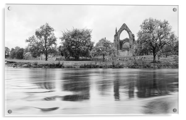 Bolton Abbey over the River Wharfe Acrylic by Jason Wells