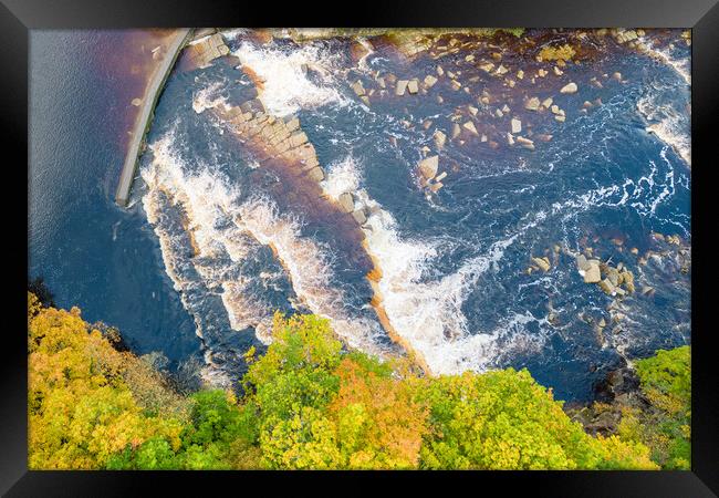 Richmond Falls From Above Framed Print by Apollo Aerial Photography