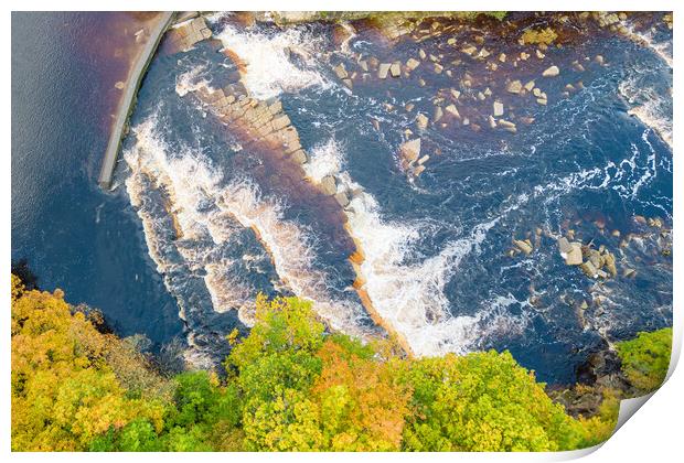 Richmond Falls From Above Print by Apollo Aerial Photography