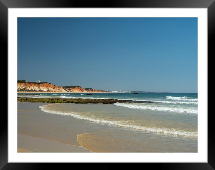 Cloudless skies of the Algarve Framed Mounted Print by Tony Twyman
