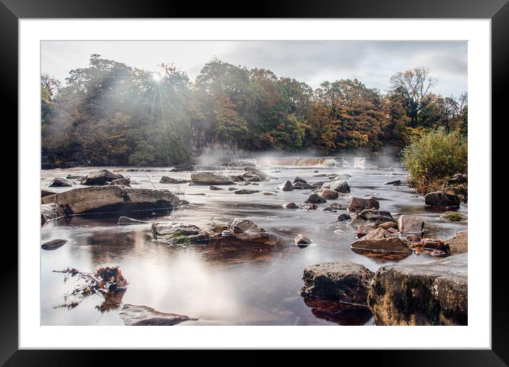 Richmond Falls In The Mist Framed Mounted Print by Apollo Aerial Photography