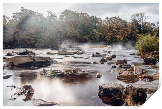 Richmond Falls In The Mist Print by Apollo Aerial Photography