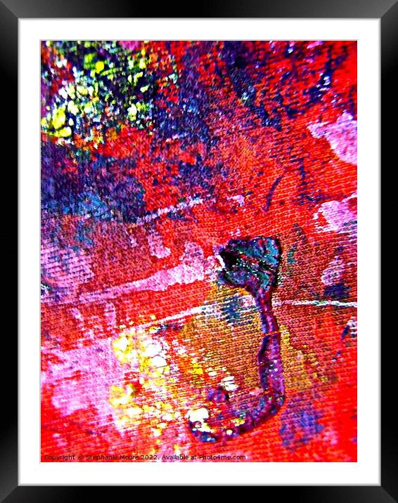 Abstract 449 Framed Mounted Print by Stephanie Moore