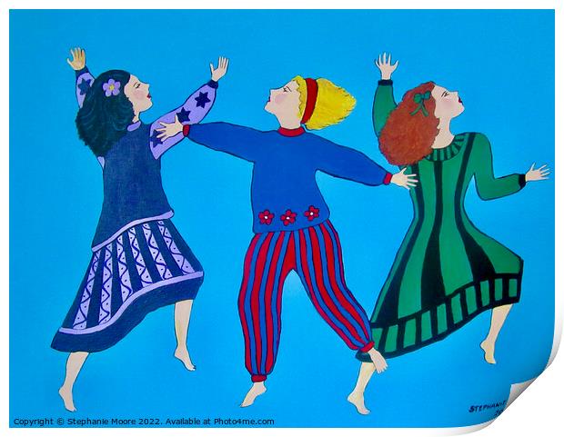 Dancing for Joy Print by Stephanie Moore