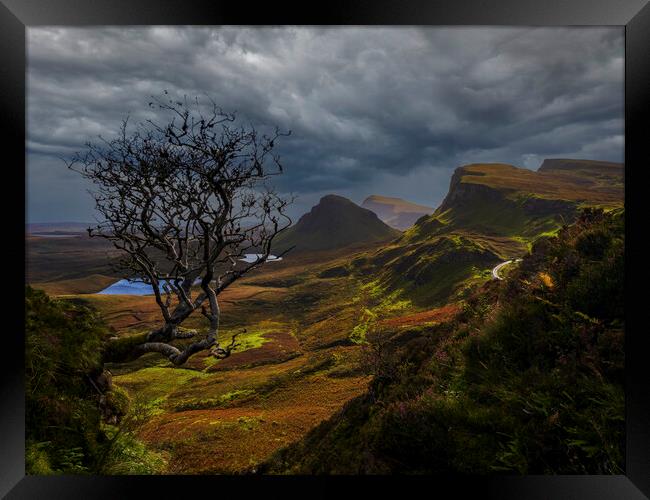 The Quiraing, Isle Of Skye.  Framed Print by Tommy Dickson