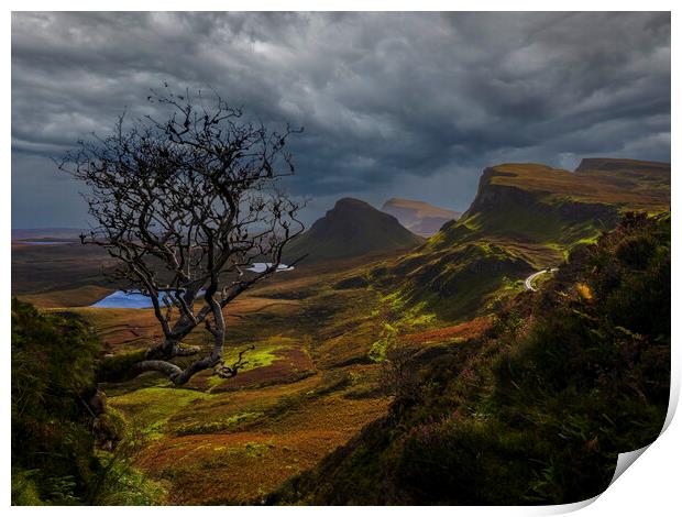 The Quiraing, Isle Of Skye.  Print by Tommy Dickson