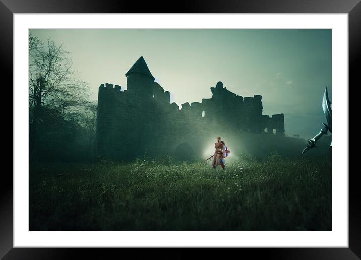 The Knight Framed Mounted Print by Picture Wizard