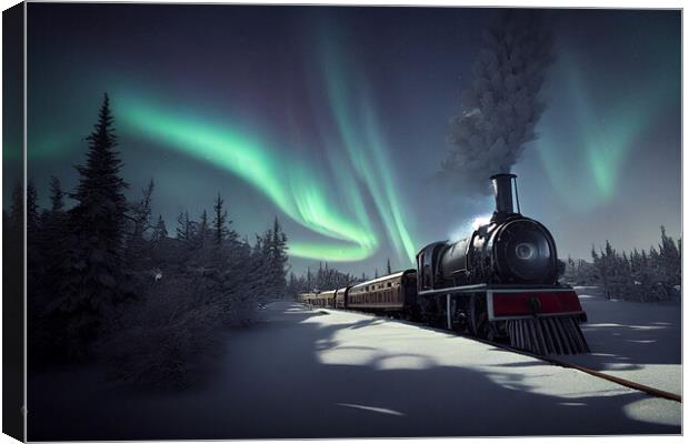 A Polar Express Canvas Print by Picture Wizard