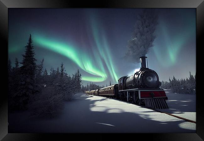 A Polar Express Framed Print by Picture Wizard