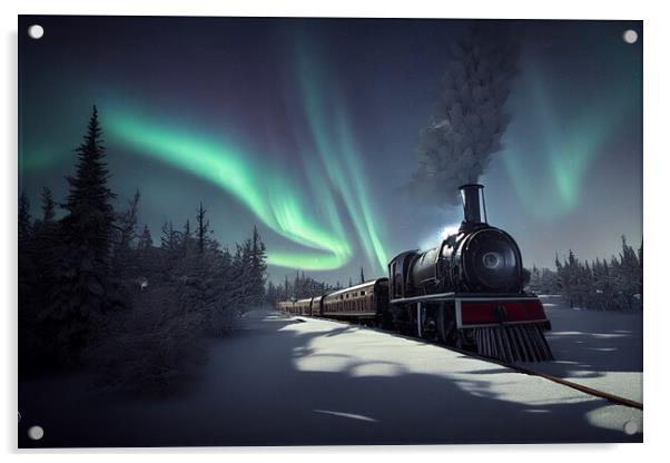 A Polar Express Acrylic by Picture Wizard