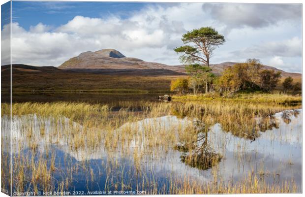 Loch Awe, Assynt Canvas Print by Rick Bowden