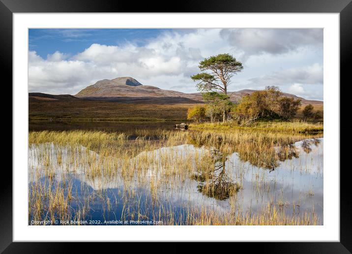 Loch Awe, Assynt Framed Mounted Print by Rick Bowden