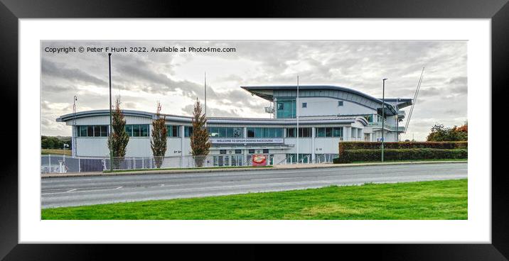 Home Of The Epsom Derby Framed Mounted Print by Peter F Hunt