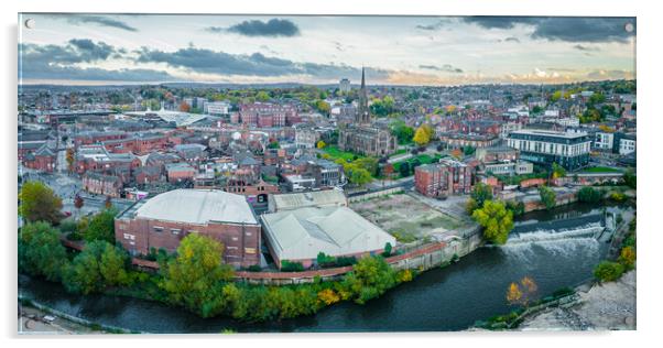 Rotherham South Yorkshire Acrylic by Apollo Aerial Photography