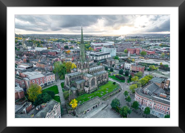 Rotherham View Framed Mounted Print by Apollo Aerial Photography