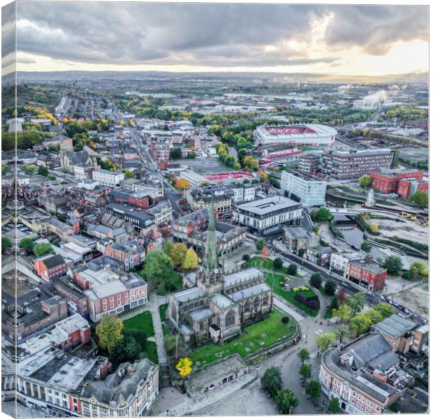 Rotherham view Canvas Print by Apollo Aerial Photography
