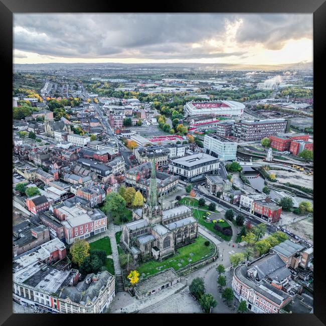 Rotherham view Framed Print by Apollo Aerial Photography