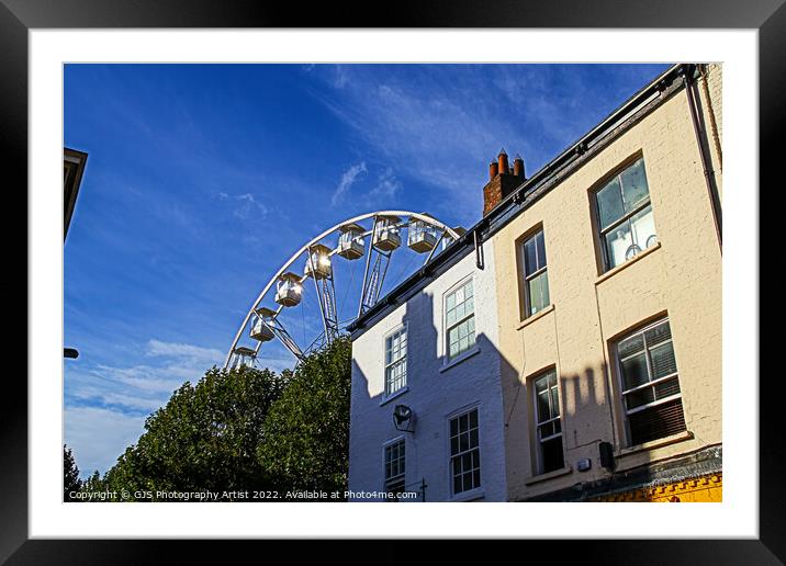 Flash on the Wheel Framed Mounted Print by GJS Photography Artist