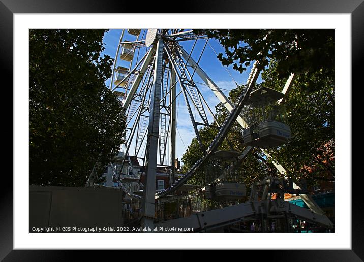 Structure of the Wheel Framed Mounted Print by GJS Photography Artist