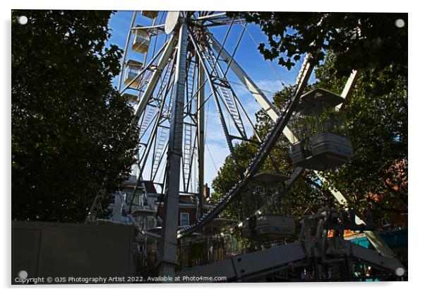 Structure of the Wheel Acrylic by GJS Photography Artist