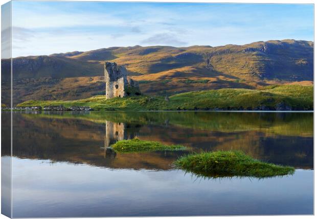 Ardreck Castle Sunrise Canvas Print by Anthony McGeever