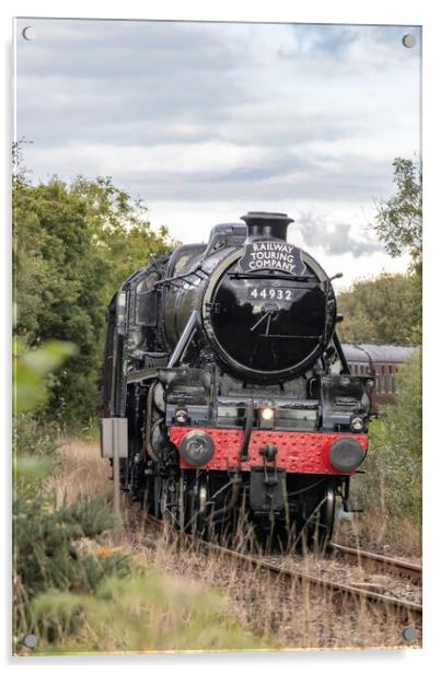 LMS 44932 Steam train Acrylic by James Marsden