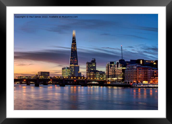 Wake up London! Framed Mounted Print by Paul James
