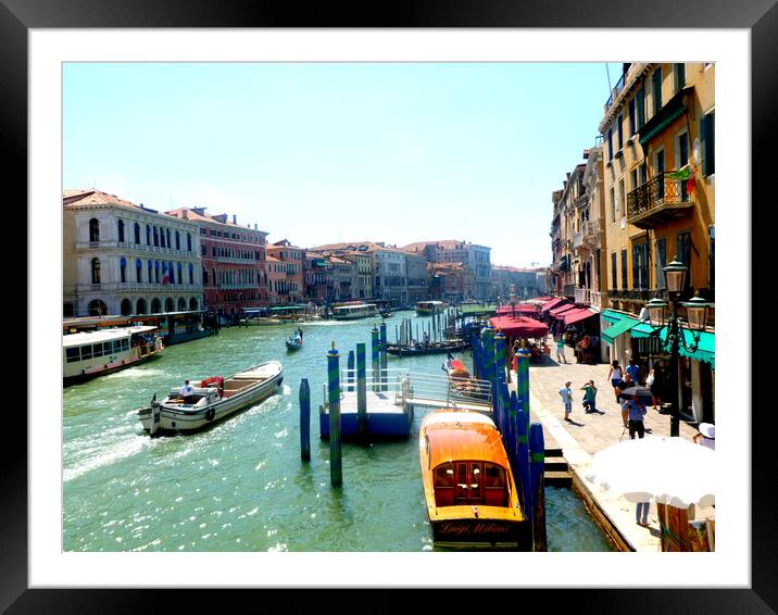 Venice Framed Mounted Print by Rachael Smith