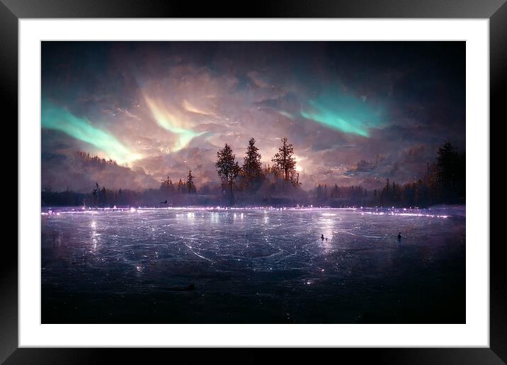 Aurora Framed Mounted Print by Picture Wizard