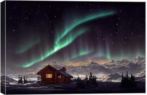 The Aurora Canvas Print by Picture Wizard