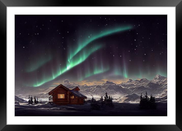 The Aurora Framed Mounted Print by Picture Wizard