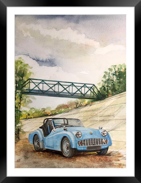 Brooklands  Framed Mounted Print by John Lowerson