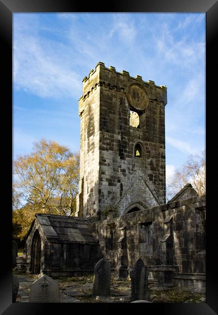 St Thomas à Becket Church Heptonstall  Framed Print by Glen Allen