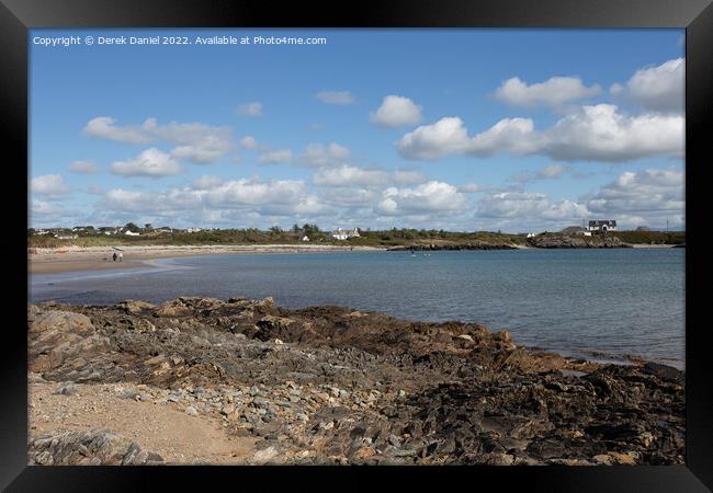 Rhoscolyn Beach, Anglesey  Framed Print by Derek Daniel