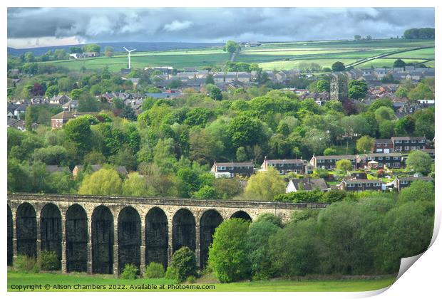 Penistone Viaduct Print by Alison Chambers