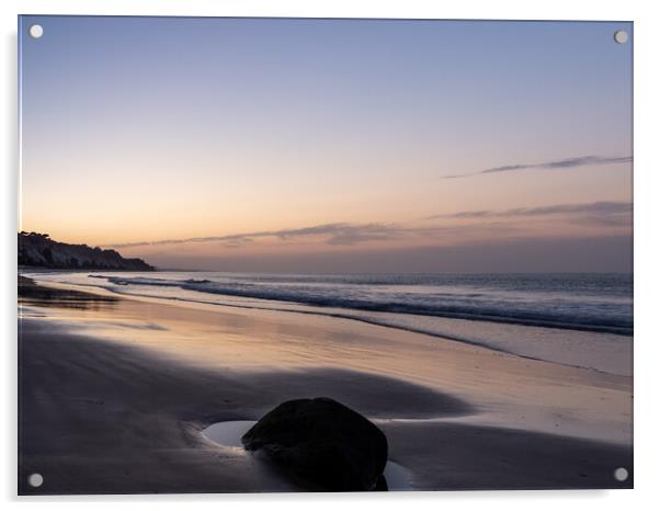 Falesia Beach Sunrise Acrylic by Tony Twyman