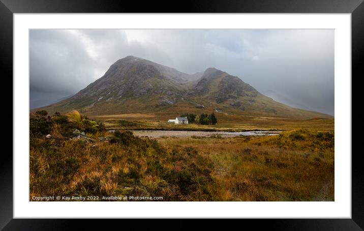 Buachaille Etive Mor Scotland Framed Mounted Print by Kay Roxby