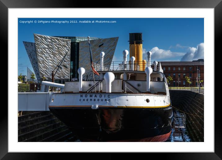 The Titanic Quarter Framed Mounted Print by DiFigiano Photography